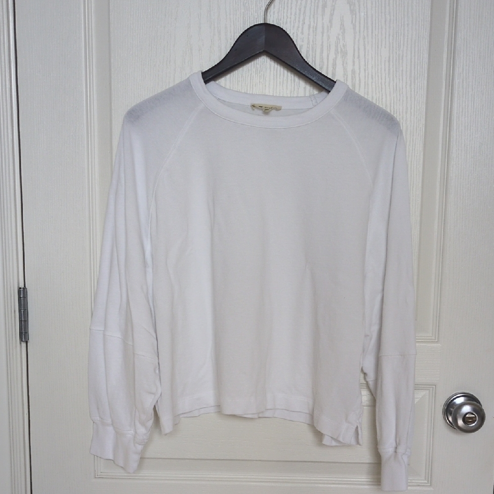 Madewell White Crewneck
